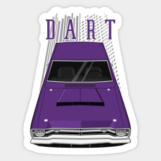 Dodge Dart 1968 - purple Sticker